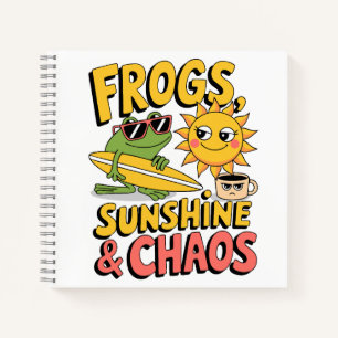 Cuaderno Ranas, Sunshine & Chaos - Verano divertido