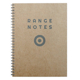 Cuaderno Range Notes - Shooting Range Logbook