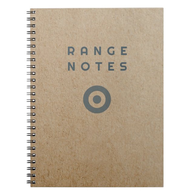 Cuaderno Range Notes - Shooting Range Logbook (Frente)