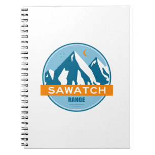Cuaderno Rango de Sawatch Colorado
