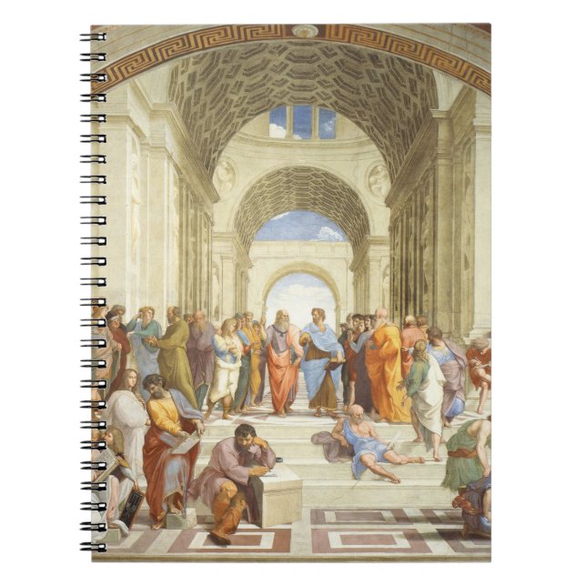Cuaderno Raphael - La escuela de Atenas 1511 (Frente)