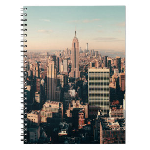 Cuaderno Rascacielos de la ciudad de Nueva York en la azote