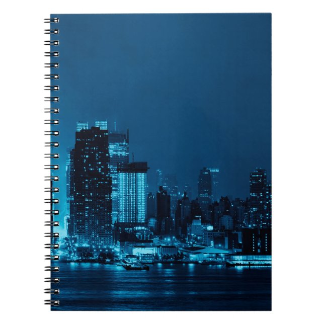 Cuaderno Rascacielos del centro de Manhattan y la ciudad de (Frente)