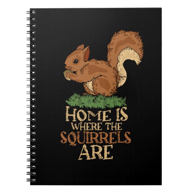 Cuaderno Rasgo de ardilla Hombres Rastreón Hombres Rastread (Frente)
