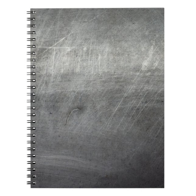 Cuaderno Rasgos metalizado de textura de fondo (Frente)