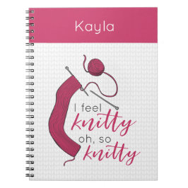 Cuaderno Raspberry Jam Me Siente Knitty, Oh Tanta Knitty