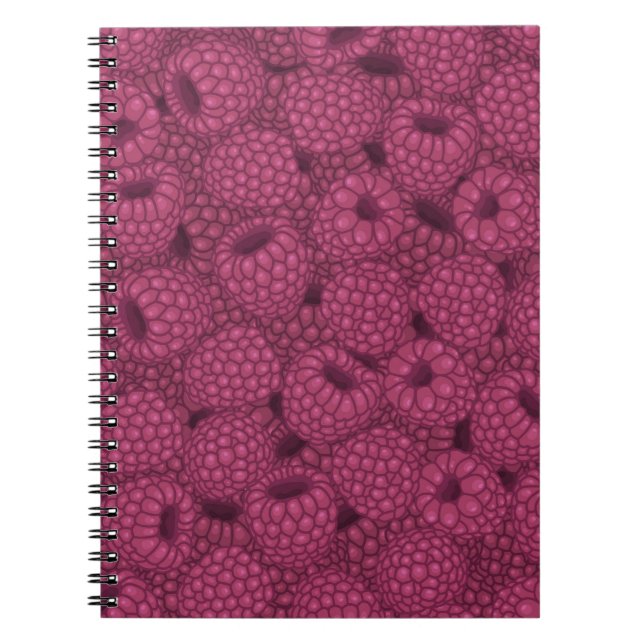Cuaderno Raspberry Vintage: Sweet Wrap Design. (Frente)