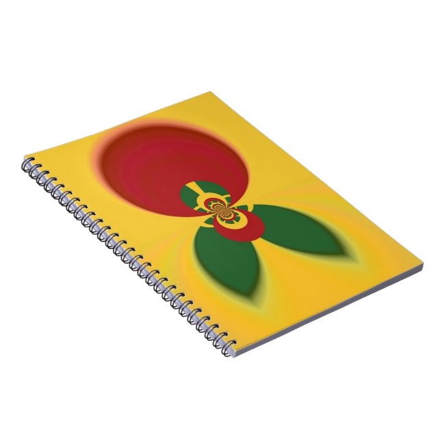 Cuaderno Rasta Colores Resumen Arte Imprimir (Lado Derecho)