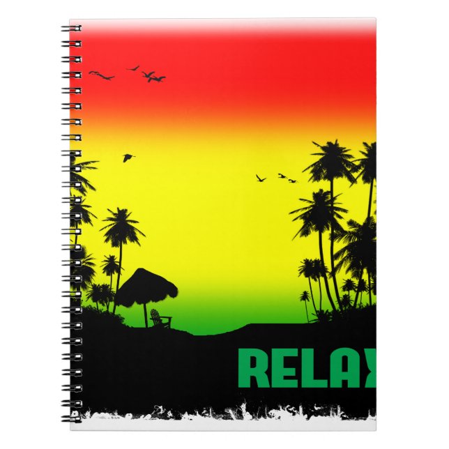 Cuaderno rasta de relajación (Frente)