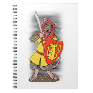 Cuaderno Rata guerrera con falchion