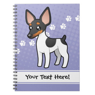 Cuaderno Rata Terrier del dibujo animado/fox terrier de