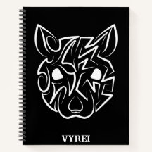 Rata tribal negra y blanca