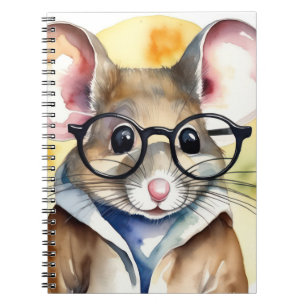 Cuaderno Ratón acuarela con vidrio