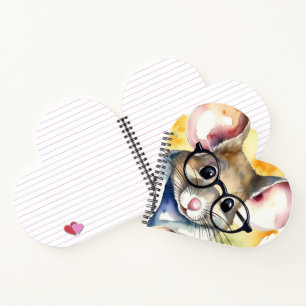Cuaderno Ratón acuarela con vidrio