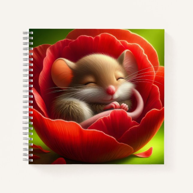 Cuaderno Ratón bebé muy lindo (Anverso)