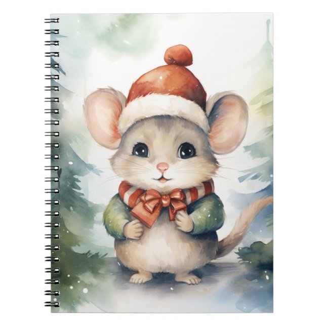 Cuaderno Ratón de Navidad (Frente)