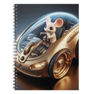 Cuaderno Ratón dorado móvil: una pequeña misión del ratón