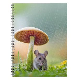 Cuaderno Ratón En Lluvia