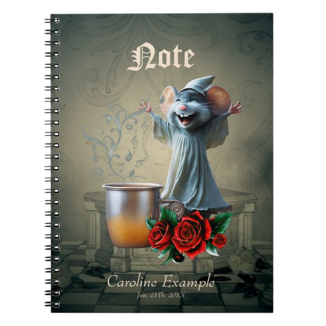 Cuaderno Ratón en un peñón: La noche de locos tunes. (Frente)