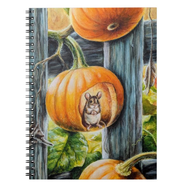 Cuaderno Ratón pequeño feliz (Frente)