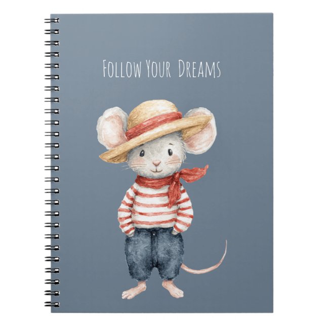 Cuaderno Ratón Sigue Tus Sueños (Frente)
