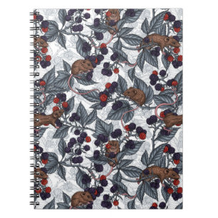 Cuaderno Ratones y moras blancas