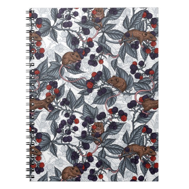 Cuaderno Ratones y moras blancas (Frente)