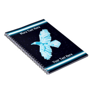 Cuaderno Raven Azul Sobre Las Estrellas