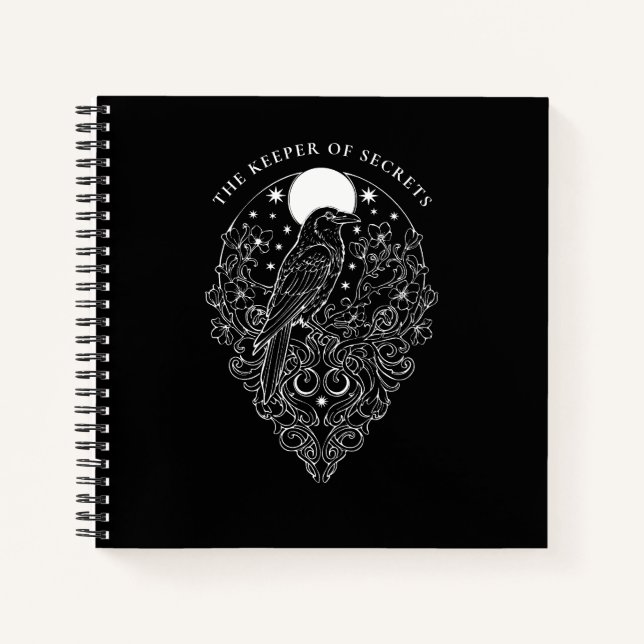 Cuaderno Raven Celestial Halloween  (Anverso)