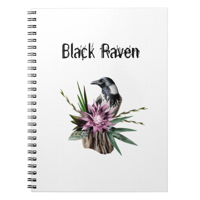 Cuaderno Raven negro (Frente)