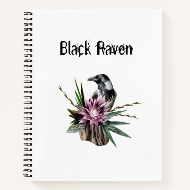 Cuaderno Raven negro (Anverso)