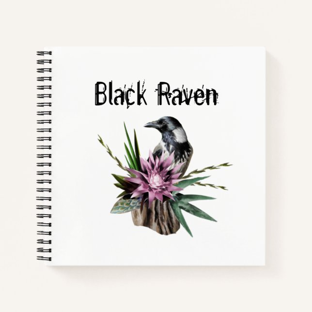 Cuaderno Raven negro (Anverso)