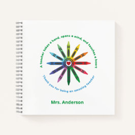 Cuaderno Ray of Crayons / Apreciación del profesor