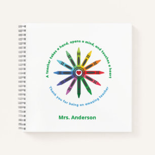 Cuaderno Ray of Crayons / Apreciación del profesor