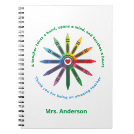 Cuaderno Ray of Crayons / Apreciación del profesor