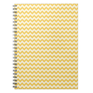 Cuaderno Raya amarilla de moda de Chevron