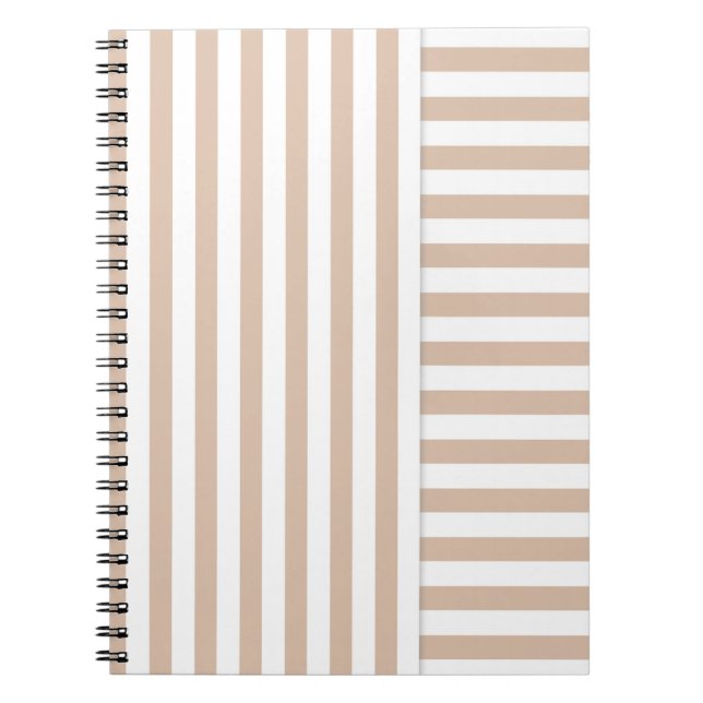 Cuaderno raya beige (Frente)