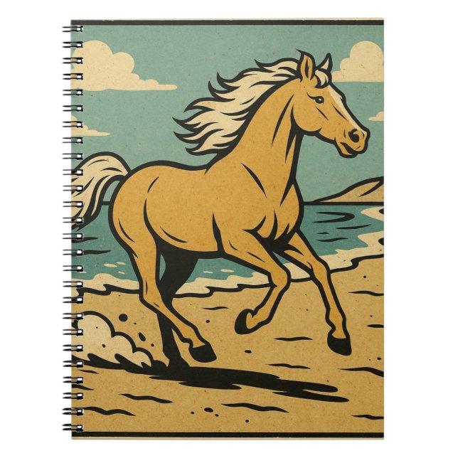 Cuaderno raya de playa palomino (Frente)