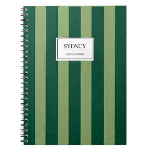 Cuaderno rayado clásico Diario de nombre personali