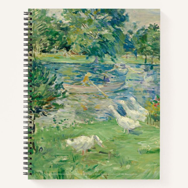 Cuaderno rayado de Berthe Morisot  (Anverso)