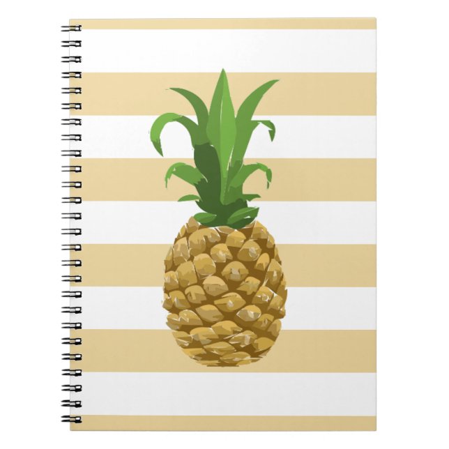 Cuaderno rayado de la piña (Frente)