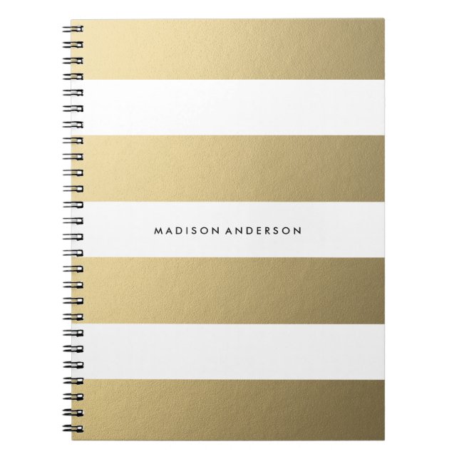 Cuaderno | Rayado Dorado (Frente)