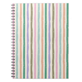 Cuaderno Rayado Pastel Rústico