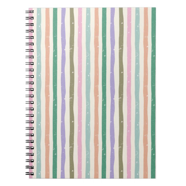 Cuaderno Rayado Pastel Rústico (Frente)