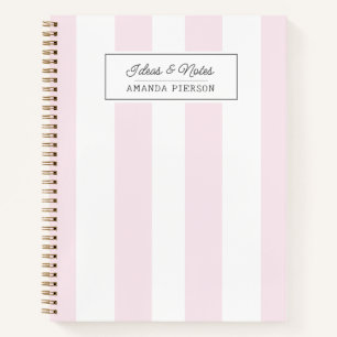 Cuaderno Rayado rosado. Cuta personalizada