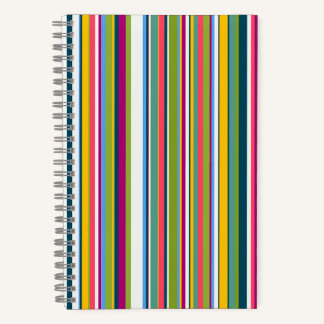 Cuaderno rayado vertical multicolor 