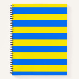 Cuaderno Rayas amarillas y azules