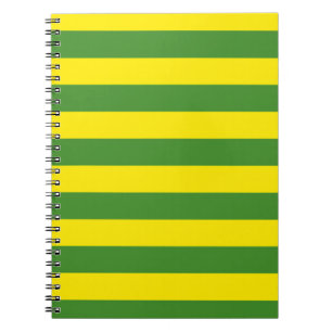 Cuaderno Rayas amarillas y verdes