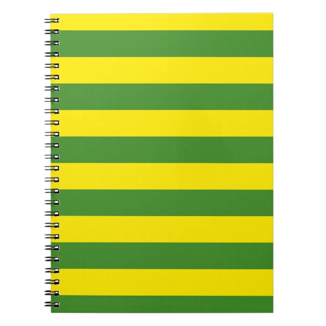 Cuaderno Rayas amarillas y verdes (Frente)