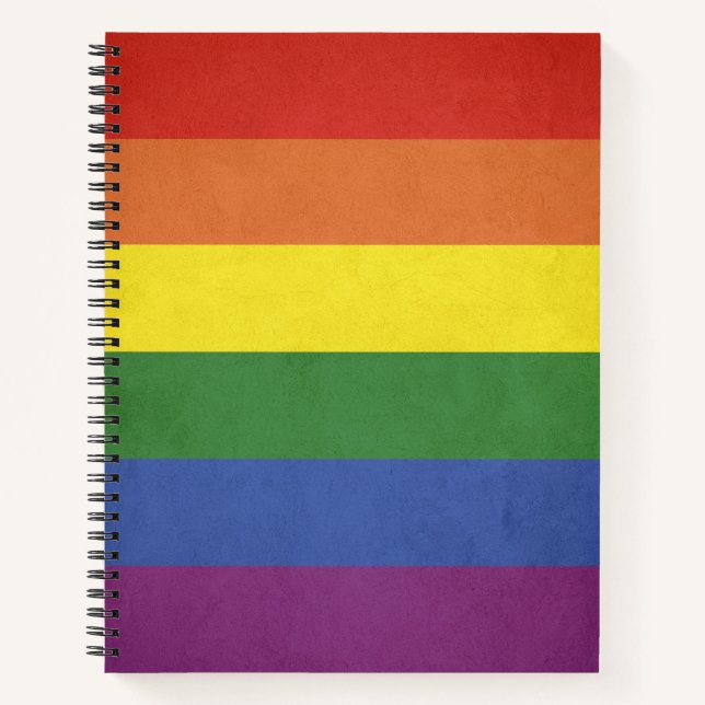 Cuaderno Rayas arcoiris (Anverso)